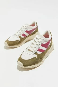 Wholesale ???? Women's Gola Tempest ???? Sneaker Off White + Khaki + Raspberry ❤️