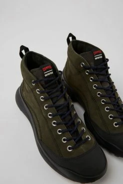 Cheap ???? Women's Camper Crclr Gore-Tex ???? Sneaker ???? Boots Dark Green ????