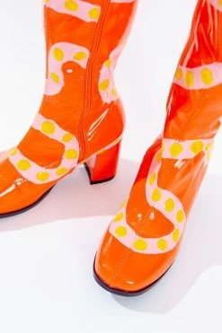 Discount ???? Zig Zag Goods LLC ???? Women's Zig Zag Pumpkin Patch Gogo ???? Boots Orange ⭐ -Vagabond Shoemakers Sales unnamed file 1349