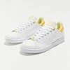 Brand new ❤️ Women's Adidas Stan Smith Vegan ???? Sneaker Cloud White + Almost Yellow + Orange Rush ????