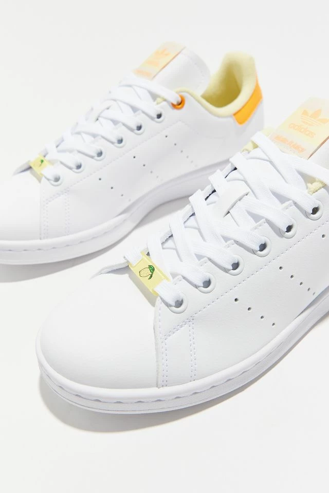 Brand new ❤️ Women's Adidas Stan Smith Vegan ???? Sneaker Cloud White + Almost Yellow + Orange Rush ???? 4 Brand new ❤️ Women's Adidas Stan Smith Vegan ???? Sneaker Cloud White + Almost Yellow + Orange Rush ???? - Image 2