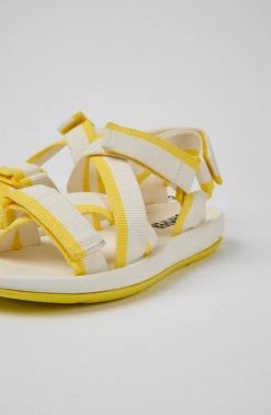 Discount ???? Women's Camper Match Recycled Comfort ???? Sandal White ????
