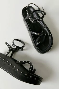 Best Pirce ???? Urban Outfitters ???? Women's UO Ricki Studded Platform ???? Sandal Black ????