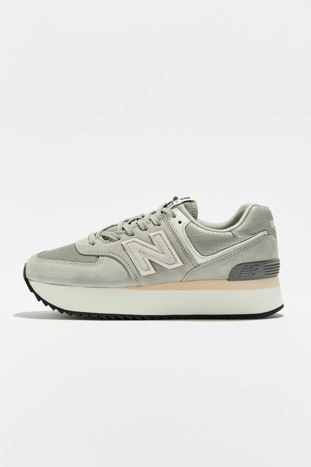 Best Sale ⌛ Women's New Balance 574+ Platform ???? Sneaker Grey Multi ???? 5 Best Sale ⌛ Women's New Balance 574+ Platform ???? Sneaker Grey Multi ???? - Image 3