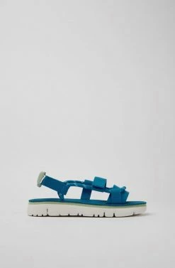 Best Sale ???? Women's Camper Oruga Cord Leather ???? Sandal Blue ???? -Vagabond Shoemakers Sales unnamed file 1623