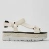 Coupon ???? Women's Camper Oruga Up ???? Sandal White ????