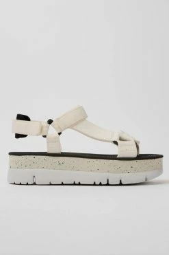 Coupon ???? Women's Camper Oruga Up ???? Sandal White ????
