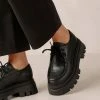 Budget ???? Women's ALOHAS Tycoon Leather Platform Lace-Up Loafer Black ✔️ -Vagabond Shoemakers Sales unnamed file 1860