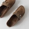 Wholesale ???? Women's Birkenstock Buckley Suede Moccasin Clog Grey Taupe ???? -Vagabond Shoemakers Sales unnamed file 1965