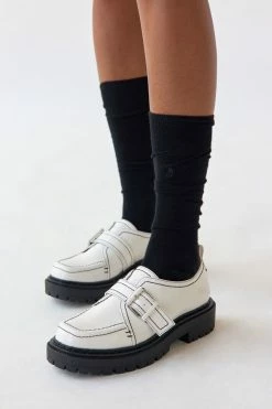 Best Sale ???? Women's Circus NY Edelle Monk Strap Loafer White ????