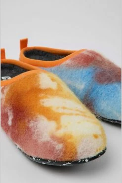 Top 10 ❤️ Women's Camper Wabi Dye Pattern Wool Slippers Orange Multi ???? -Vagabond Shoemakers Sales unnamed file 2083