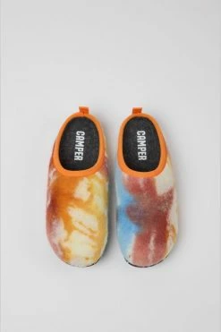 Top 10 ❤️ Women's Camper Wabi Dye Pattern Wool Slippers Orange Multi ???? -Vagabond Shoemakers Sales unnamed file 2085
