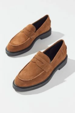 Best Pirce ???? Women's Vagabond ???? Shoemakers Alex Suede Loafer Brown ⌛