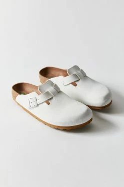 Cheap ???? Women's Birkenstock Boston Birkibuc Vegan Clog White ???? -Vagabond Shoemakers Sales unnamed file 2220
