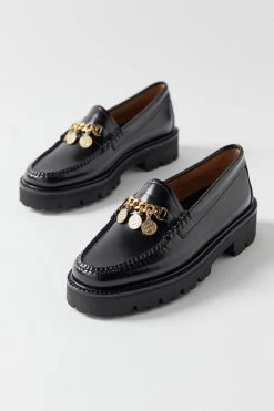 Brand new ???? Women's G.H. Bass Weejuns Charm Super-Lug Loafer Black ????