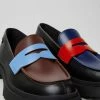Buy ✔️ Women's Camper Walden Leather Moc Toe Loafer ???? Shoe Blue Multi ???? -Vagabond Shoemakers Sales unnamed file 2237