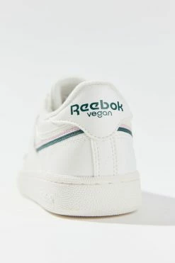 Brand new ✔️ Women's Reebok Club C 85 Vegan ???? Women’s ???? Sneaker Chalk + Pink Glow + Forest Green ⭐ -Vagabond Shoemakers Sales unnamed file 276