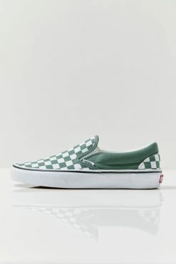 Budget ❤️ Women's Vans Color Theory Slip-On ???? Sneaker Duck Green Checkered ???? -Vagabond Shoemakers Sales unnamed file 295