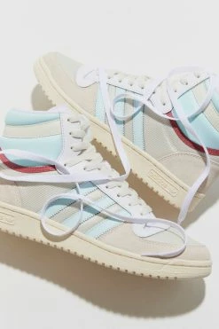 Top 10 ⌛ Women's Adidas Top Ten RB ???? Sneaker Cloud White + Cream White + Almost Blue ✨