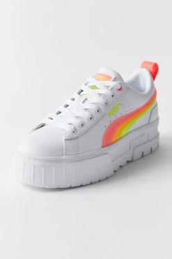 Best deal ???? Women's Puma Mayze ☀️ Summer Squeeze ???? Sneaker White ⌛