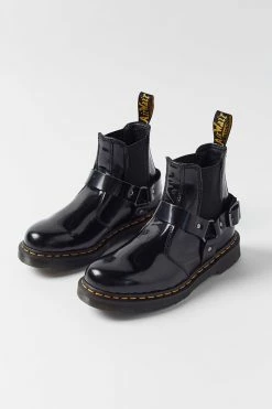 Outlet ???? Women's Dr. Martens Wincox Polished Smooth Leather Buckle Boot Black ???? -Vagabond Shoemakers Sales unnamed file 499