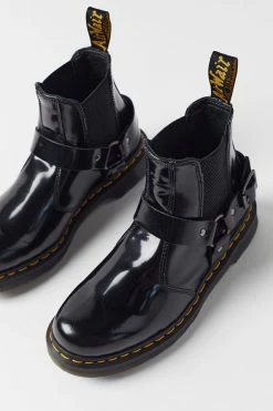Outlet ???? Women's Dr. Martens Wincox Polished Smooth Leather Buckle Boot Black ???? -Vagabond Shoemakers Sales unnamed file 500