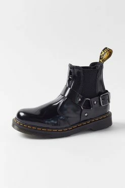 Outlet ???? Women's Dr. Martens Wincox Polished Smooth Leather Buckle Boot Black ???? -Vagabond Shoemakers Sales unnamed file 501
