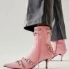 Discount ❤️ Women's Jeffrey Campbell Alt-Rock Ankle Boot Pink + Silver ???? 1 Discount ❤️ Women's Jeffrey Campbell Alt-Rock Ankle Boot Pink + Silver ???? -Vagabond Shoemakers Sales unnamed file 582