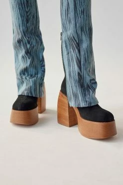 Best deal ❤️ Urban Outfitters ???? Women's UO Anna Leather Platform Boot Black ????