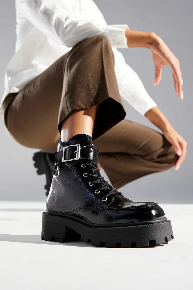 New ???? Women's Cooperative Tania Buckled Boot Black ⭐ 3 New ???? Women's Cooperative Tania Buckled Boot Black ⭐