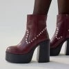 Top 10 ???? Urban Outfitters ???? Women's UO Noreen Studded Platform Boot Maroon ???? -Vagabond Shoemakers Sales unnamed file 747