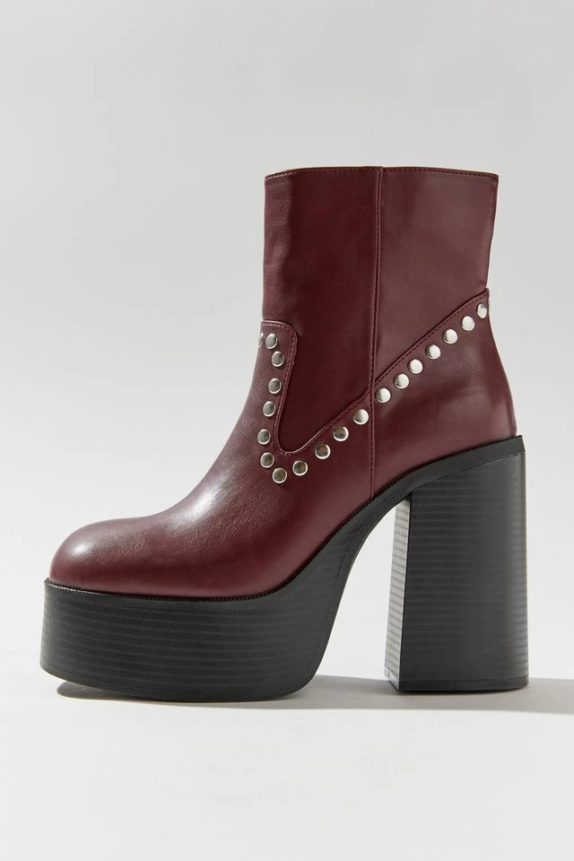 Top 10 ???? Urban Outfitters ???? Women's UO Noreen Studded Platform Boot Maroon ???? 4 Top 10 ???? Urban Outfitters ???? Women's UO Noreen Studded Platform Boot Maroon ???? - Image 2
