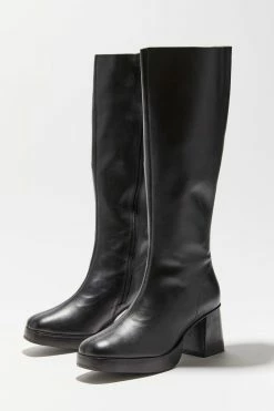 Promo ❤️ Urban Outfitters ???? Women's UO Lara Zip Tall Boot Black ???? -Vagabond Shoemakers Sales unnamed file 822
