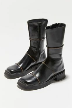 Promo ???? Women's E8 By Miista Dahlia Leather Boot Black ????