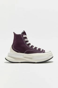 Coupon ???? Women's Converse Run Star Legacy ???? Sneaker Black Cherry + White + Egret ⭐