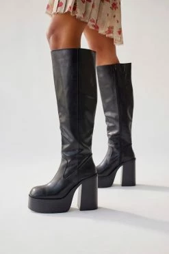 Top 10 ???? Urban Outfitters ???? Women's UO Noreen Tall Platform Boot Black ????