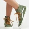 Best reviews of ???? Women's Vans Sk8-Hi Tapered Throwback CA ???? Sneaker Chive ????